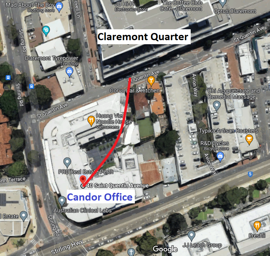 Candor Office Map